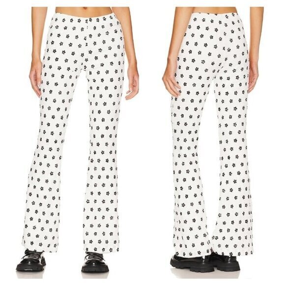 Majorelle Shawn Pant - Black & Ivory